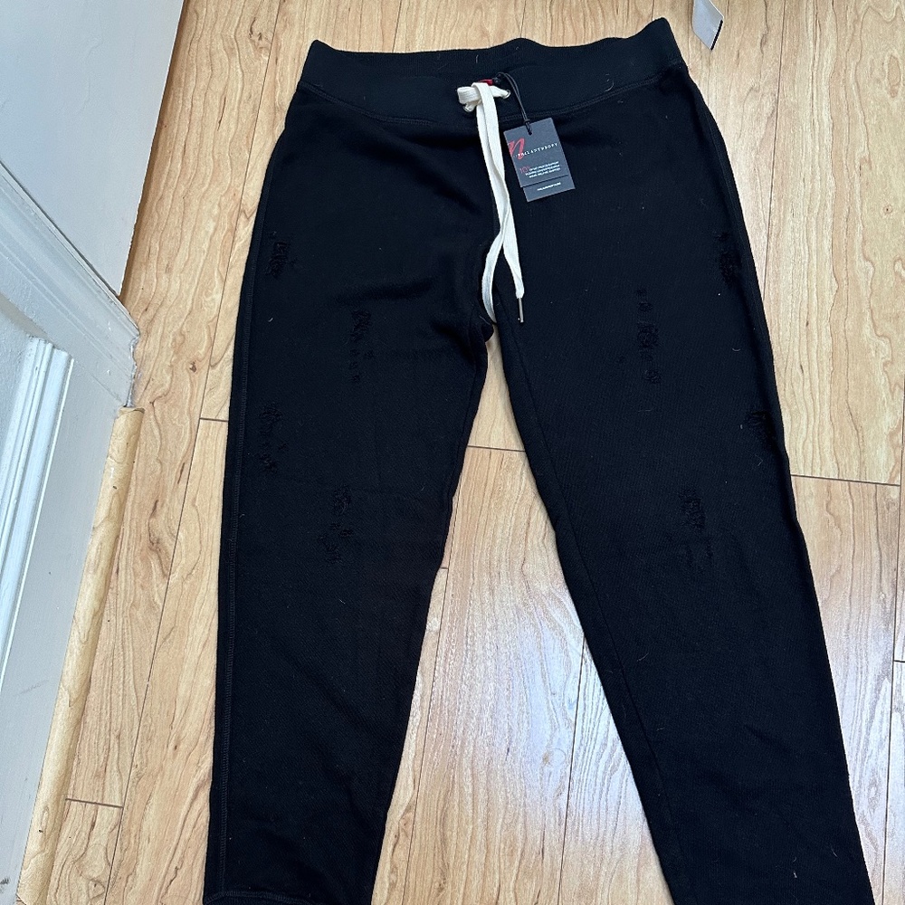 N:PHILANTHROPY Gravity Deconstructed Jogger Pants -Black -  brand new with tags!